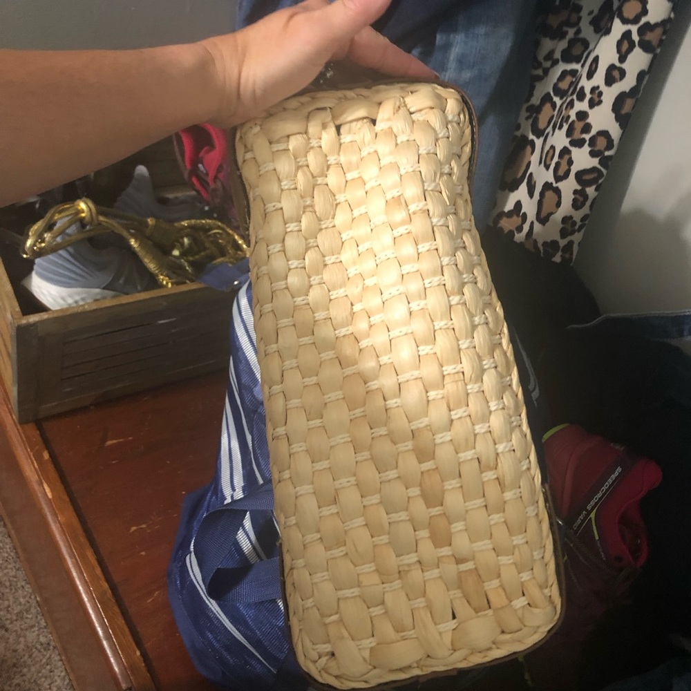 Vintage Chaps Wicker Purse - Picture 4 of 9